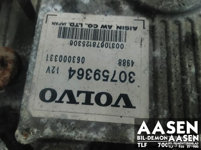 Girkasse automat til Volvo S80 2006-2013 (Type II, Fase 1)  (30681296|36050307|447138)