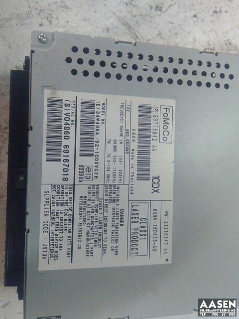 Bilstereo til Volvo S80 2006-2013 (Type II, Fase 1)