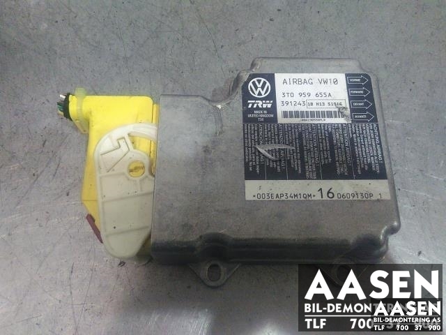 Airbag elektronikk til Škoda Superb, 2008-2015 (Type II)  (TRW|3T0959655A)