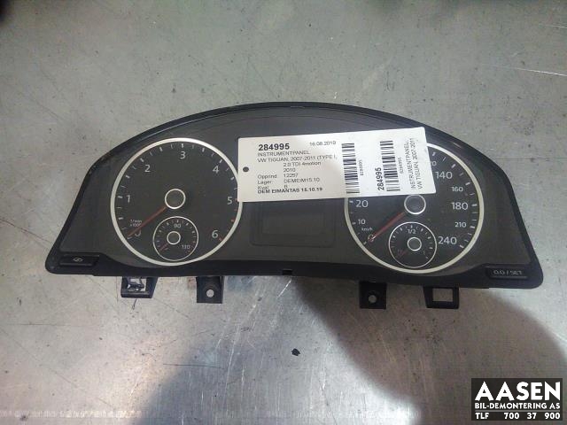 Instrumentpanel til VW Tiguan 2007-2011 (Type I, Fase 1) (5N0 920 871 C|)