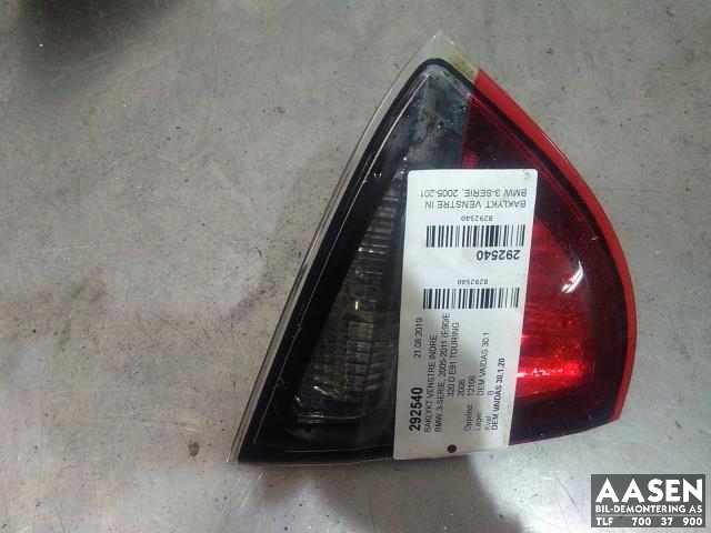 Baklykt venstre indre til BMW 3-Serie 2005-2011 (E90/E91/E92/E93) (E90/E91/E92/E93)