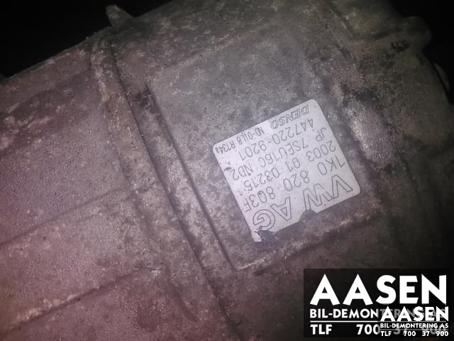 Aircondition kompressor til Audi A3 2003-2008 (Type II, Fase 1)  (DENSO|1K0 820 803 F|)