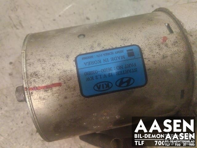 Starter til Kia Rio 2011-2017 Type III (REMY|36100-03BB0|)