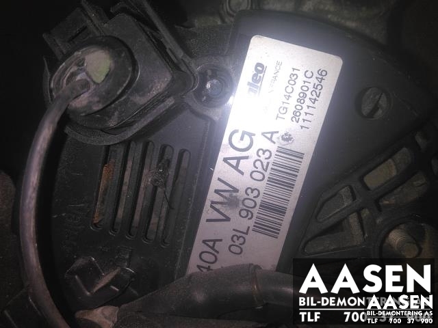 Dynamo diesel til VW Touran 2010-2015 (Type I, Fase 3)  (VALEO|03L 903 023 A|)