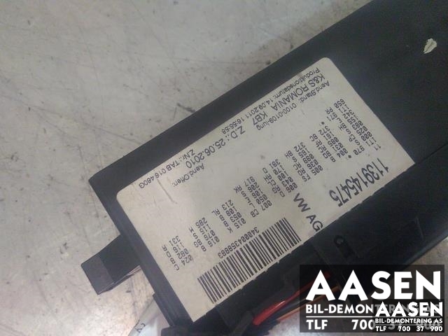 Sikringsboks til VW Touran 2010-2015 (Type I, Fase 3)  (1139145475|000 937 615|)