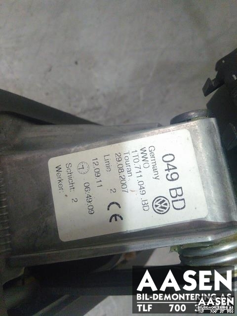 Giroverføring til VW Touran 2010-2015 (Type I, Fase 3)  (1T0711049BD|)