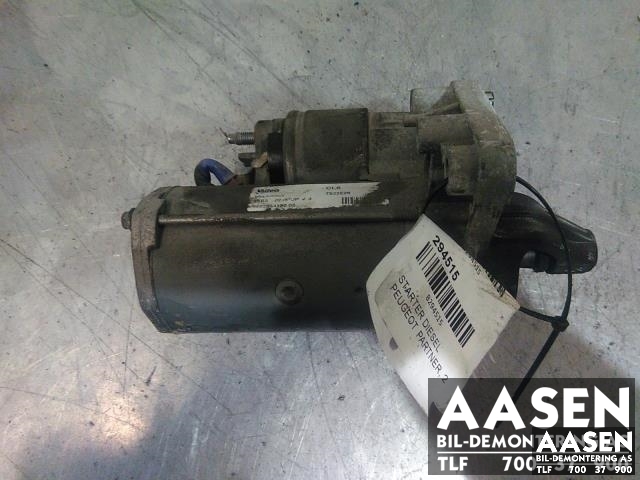 Starter diesel til Peugeot Partner, 2008-2015 (Type II, Fase 1)  (VALEO|5802 AE)