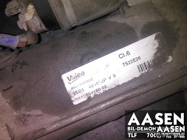 Starter diesel til Peugeot Partner 2008-2015 (Type II, Fase 1)  (VALEO|5802 AE|966285418002|5802 CE)