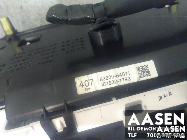 Instrumentpanel til Daihatsu Terios 2006-->> (Type II) (83800-B4071|)