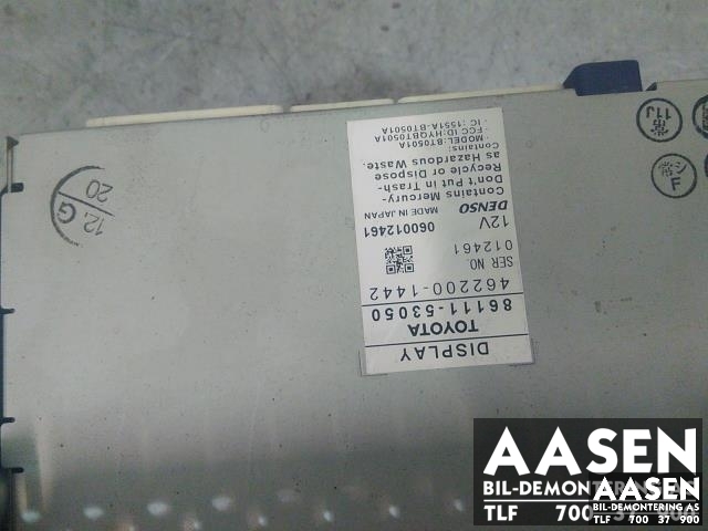 Bilstereo navigasjon skjerm til Lexus IS 2006-2013 (Type II) (XE20) (XE20) (DENSO|86111-53050|)