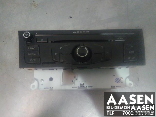 Bilstereo til Audi A4 2007-2014 (Type IV) (B8) (B8) (PANASONIC|8T1035186C|)