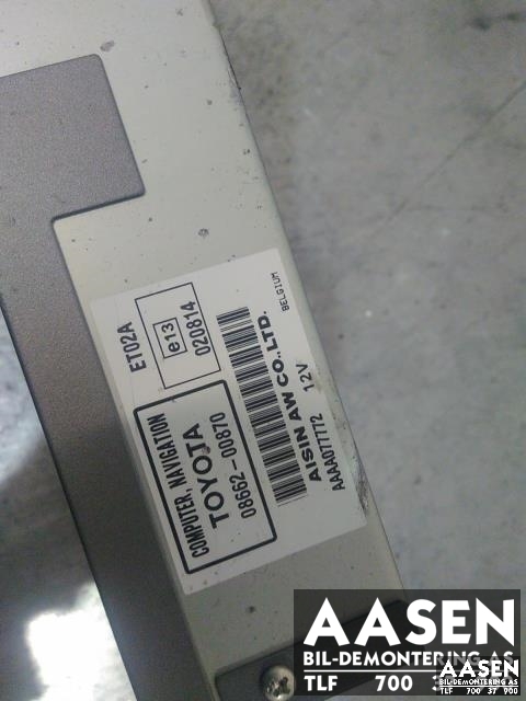 Bilstereo navigasjon spiller til Toyota Verso 2004-2009 (Type II)  (AISIN|08662-00870|)