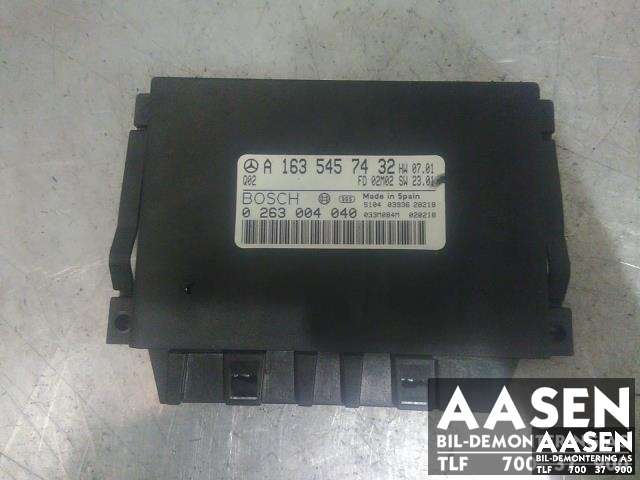 Styreenhet diverse til Mercedes ML 1997-2005 (W163) (W163) (BOSCH|A1635457432|0263004040|)