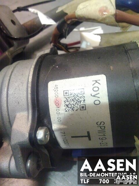 Rattaksel elektrisk servo til Toyota Yaris 2006-2009 (Type II, Fase 1)  (KOYO|45200-0D160|)
