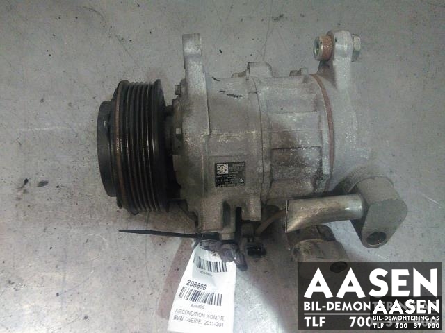Aircondition kompressor til BMW 1-Serie 2011-2015 (Fase 1) (F20/F21) (F20/F21) (DENSO|64 52 9 330 829|)