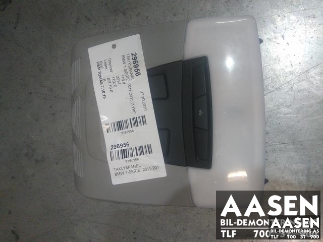 Taklyspanel til BMW 1-Serie 2011-2015 (Fase 1) (F20/F21) (F20/F21) (61 31 9 263 877|)