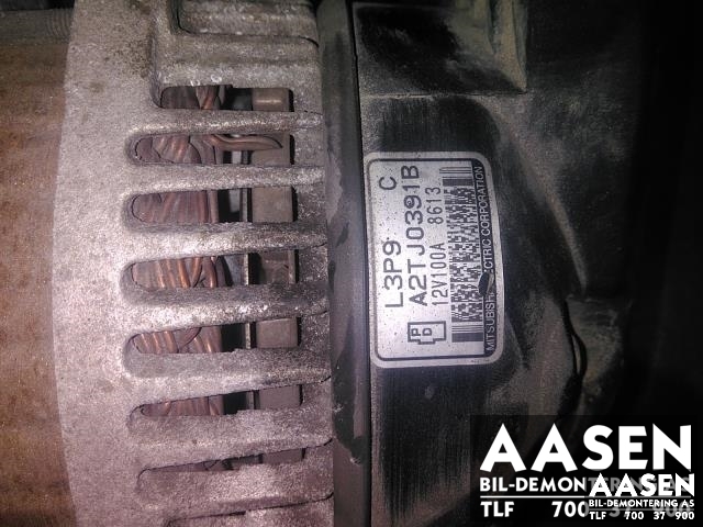 Dynamo til Mazda 6 2008-2010 (Type II, Fase 1) (MITSUBISHI|A2TJ0391B|)