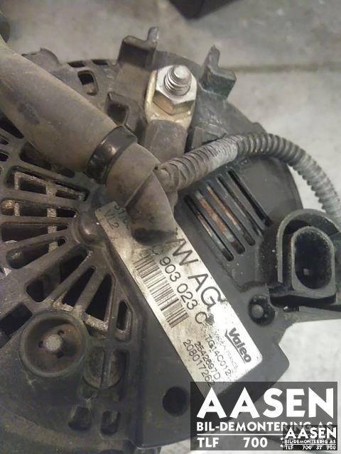 Dynamo til Škoda Octavia 2009-2013 (Type II, Fase 2)  (VALEO|03C 903 023 T|03C 903 023 TX|03C903023C)
