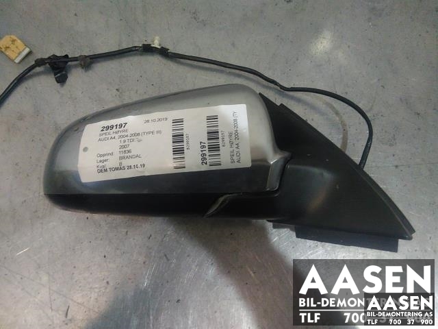 Speil høyre til Audi A4, 2004-2008 (Type III) (B7) (B7) 