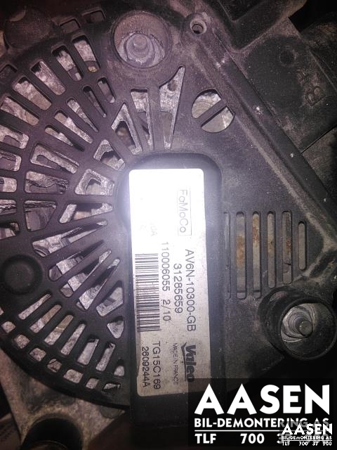 Dynamo diesel til Ford Fiesta 2008-2012 (Type VI, Fase 1) (VALEO|2260730|)