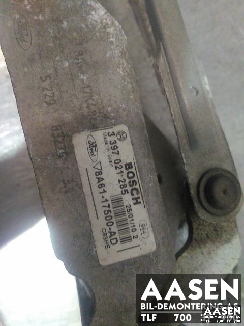 Viskeroverføring til Ford Fiesta 2008-2012 (Type VI, Fase 1) (BOSCH|8A61-17500-AD|3397021285|)