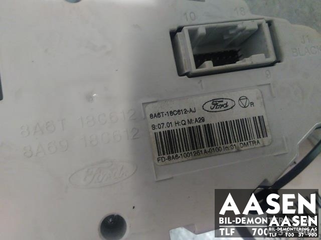 Varmeapparat betjening til Ford Fiesta 2008-2012 (Type VI, Fase 1) (BA6T-18C612-AJ|)