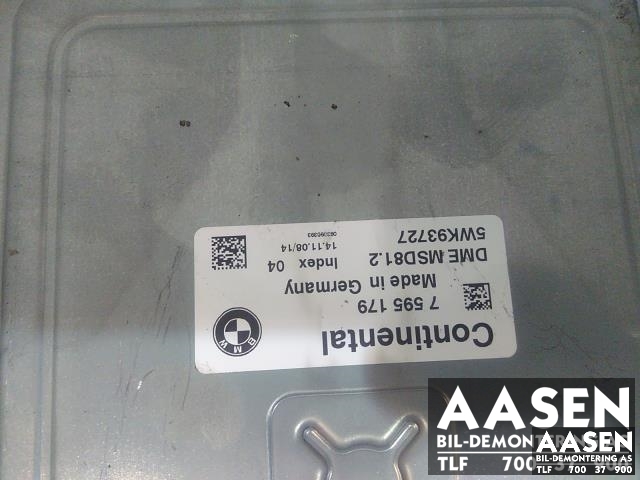 Styreenhet motor til BMW 1-Serie 2004-2011 (E81/E82/E87/E88) (E81/E82/E87/E88) (CONTINENTAL|12 14 7 579 144|12 14 7 599 881|7595179)