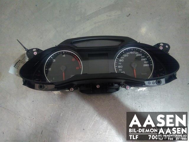 Instrumentpanel til Audi A4 2007-2014 (Type IV) (B8) (B8) (MAGNET MARELLI|8K0 920 930 C|8K0 920 930 H|8K0 920 930 HX)