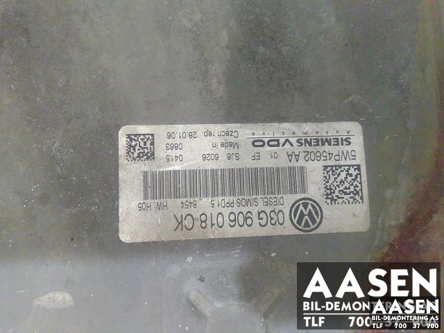 Styreenhet motor til VW Passat 2005-2010 (B6) (B6) (SIEMENS|03G 906 018 CK|)