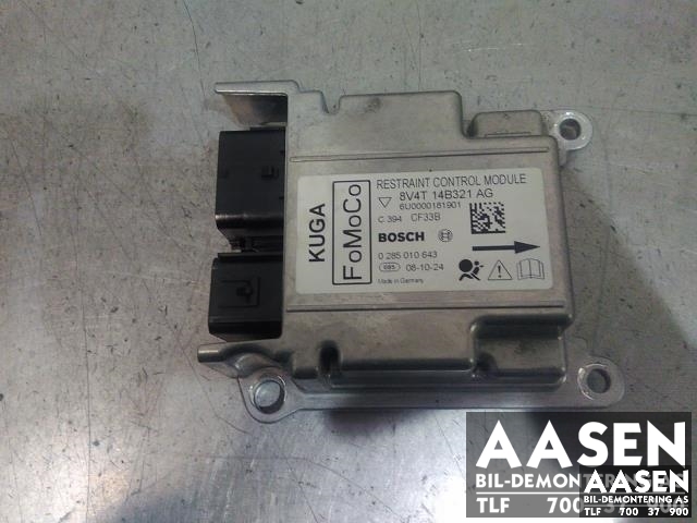 Airbag elektronikk til Ford Kuga, 2008-2012 (Type I)  (BOSCH|8V4T14B321AG)