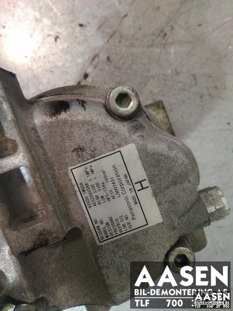 Aircondition kompressor til Nissan Leaf 2011-2017 (Type I) (PANASONIC|926001MG0A|)