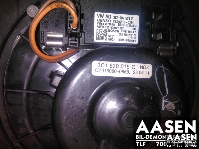 Varmeapparat motor til VW Tiguan 2011-2016 (Type I, Fase 2)  (3C1820015Q|)