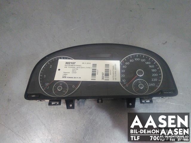 Instrumentpanel til VW Touran 2010-2015 (Type I, Fase 3) (1T0920875A|)