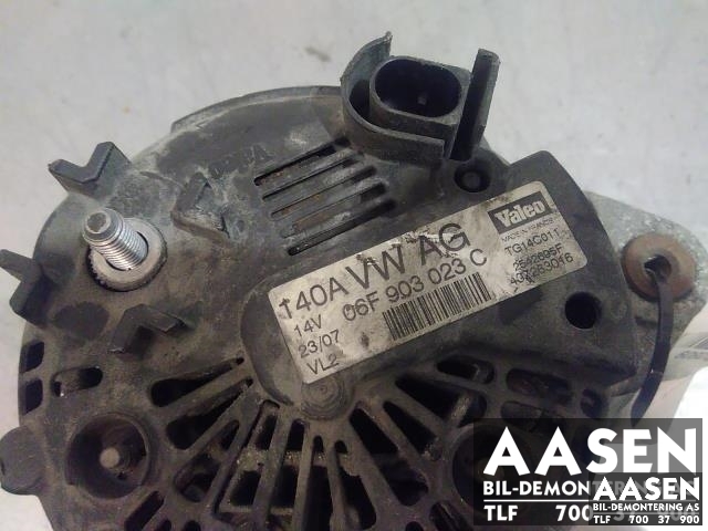 Dynamo diesel til VW Touran 2007-2010 (Type I, Fase 2)  (VALEO|06F903023C|)