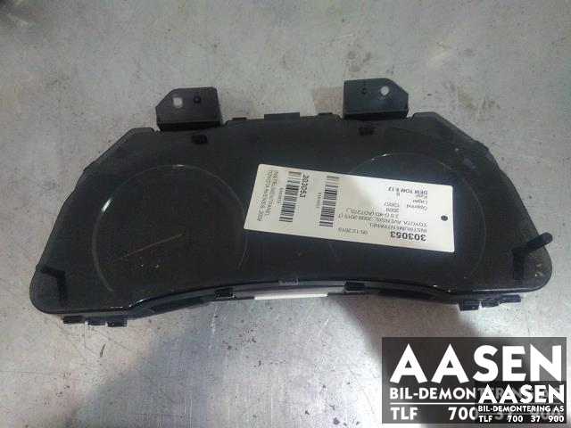 Instrumentpanel til Toyota Avensis, 2009-2015 (Type III, Fase 1) (DENSO|83800-05K20)