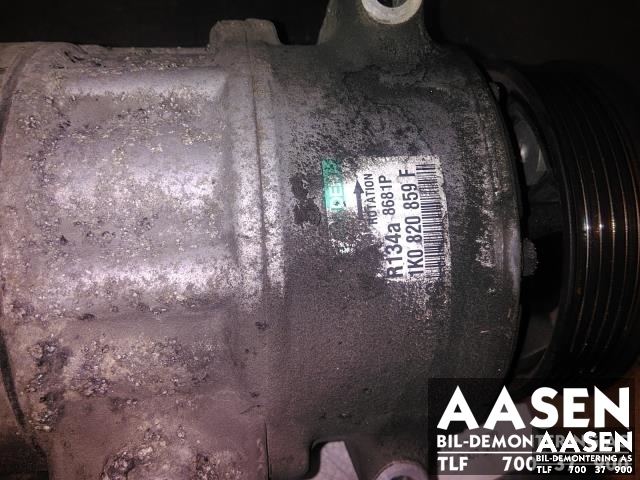 Aircondition kompressor til VW Touran 2007-2010 (Type I, Fase 2)  (SANDEN|1K0 820 859 F|)