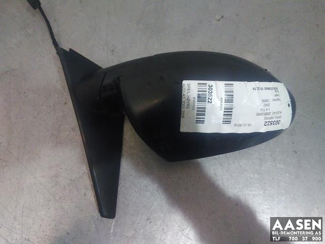 Speil høyre til Audi A2, 2000-2005  (8Z1858500J)