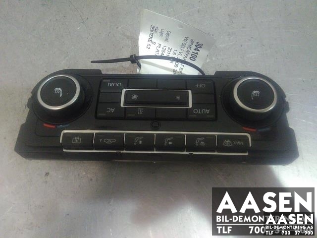 Varmeapparat betjening til VW Golf VI 2008-2012 (5K0907044FA|)