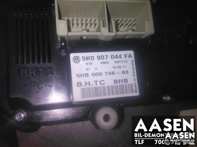 Varmeapparat betjening til VW Golf VI 2008-2012 (5K0907044FA|)
