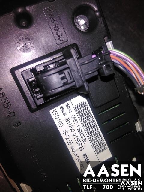 Bilstereo navigasjon skjerm til Ford Fiesta 2008-2012 (Type VI, Fase 1)  (8A6T-18B955-BL|)