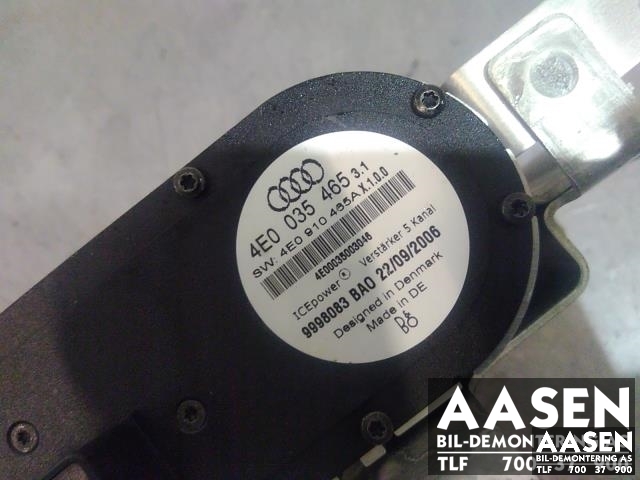 Bilstereo forsterker til Audi A8 2003-2010 (Type II)  (4E0 035 465|)
