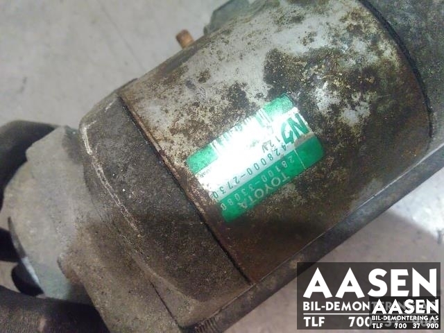 Starter diesel til Toyota Yaris 2006-2009 (Type II, Fase 1)  (DENSO|28100-33080|)