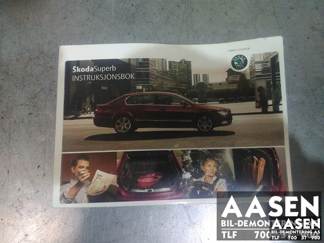 Instruksjonsbok til Škoda Superb, 2008-2015 (Type II)  