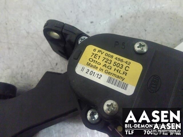 Pedal gass til VW Transporter / Caravelle 2009-2015 (Fase 2) (T5) (T5) (HELLA|7E1723503C|)