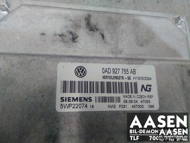 Styreenhet diverse til VW Touareg 2003-2007 (Type I, Fase 1)  (SIEMENS|OAD927755AB|)