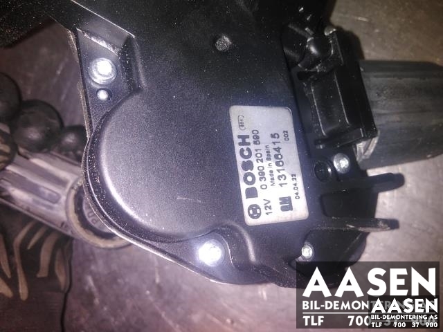 Viskermotor bakrute til Opel Vectra C 2002-2005 (Type I)  (BOSCH|13166415|)