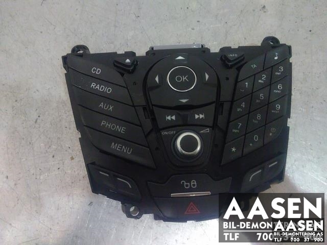 Bilstereo betjeningspanel til Ford Transit Courier, 2014-2018 (Type I, Fase 1)  (C1BT18K811PA)
