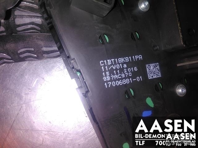 Bilstereo betjeningspanel til Ford Transit Courier 2014-2018 (Type I, Fase 1) (C1BT18K811PA|)