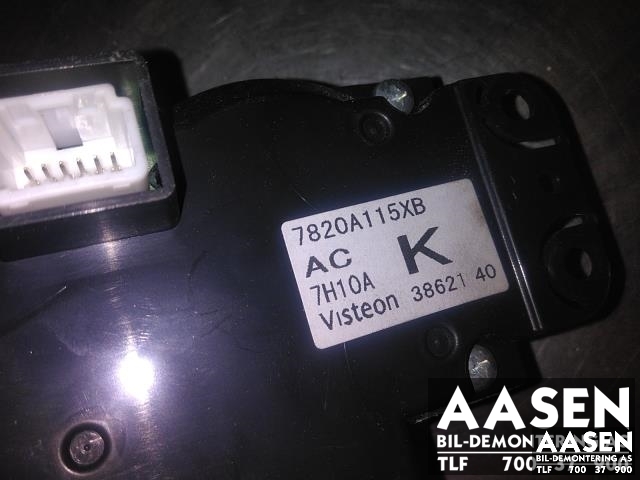 Varmeapparat betjening til Mitsubishi Outlander 2007-2010 (Type II, Fase 1)  (7820A115XB|)