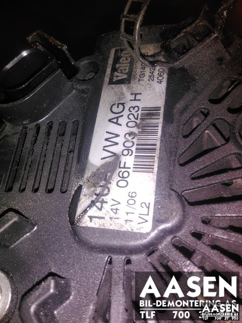 Dynamo diesel til Audi A4 2004-2008 (Type III) (B7) (B7) (VALEO|06F 903 023 H|)